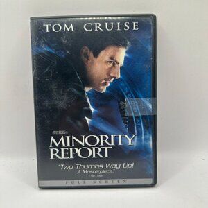 Minority Report DVD Tom Cruise Full Screen Edition Rated PG-13 DreamWorks
